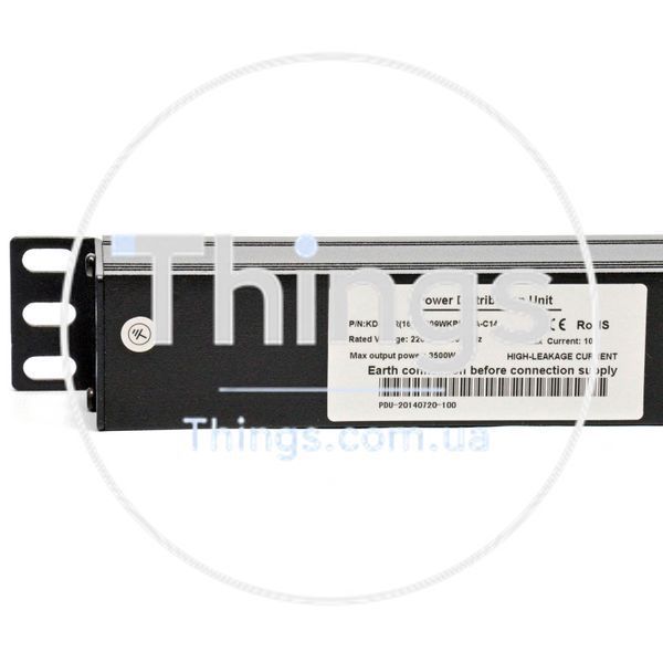 Блок 19" на 9 роз. нем. станд., 10А, 1U, без шнура CM-1634 фото