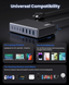 Блок питания Зарядное HHETP LanLuk USB C Multiple 200 Вт 8 портов K1-000023 фото 3