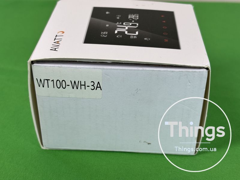 Термостат Avatto Smart Heating Thermostat ZWT100 3A Wi-Fi Tuya (WT100-WH-3A) K1-000380 фото