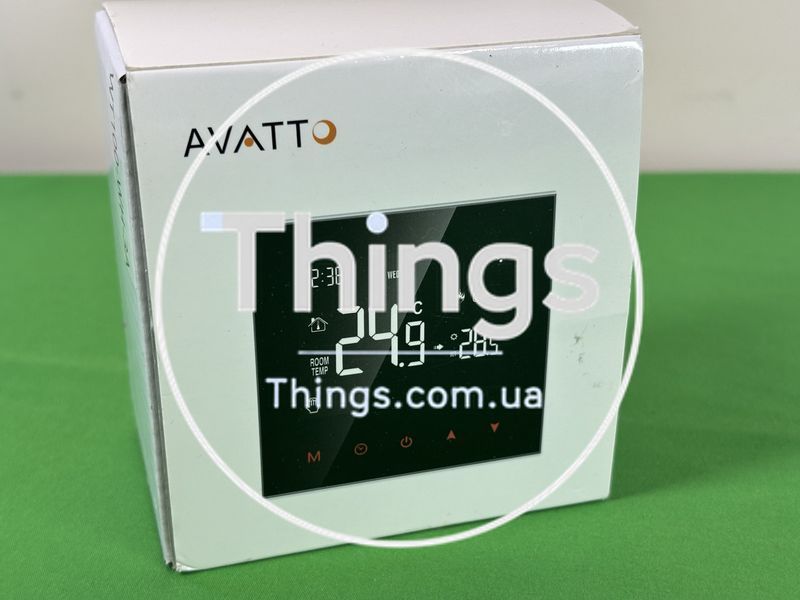 Термостат Avatto Smart Heating Thermostat ZWT100 3A Wi-Fi Tuya (WT100-WH-3A) K1-000380 фото