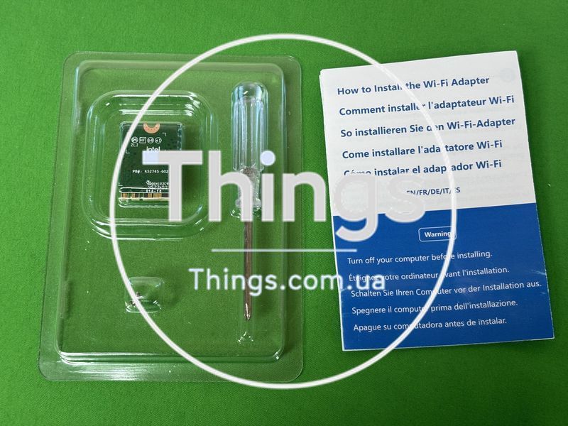Wi-Fi адаптер (сетевая карта) Intel AX210NGW Wi-Fi 6E 802.11ax M.2 трехдиапазонный 2.4G/5G/6G 5374Mbps Bluetooth 5.3 (AX210NGW) K1-000409 фото
